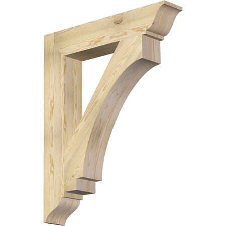 Ekena Millwork Imperial Traditional Rough Sawn Bracket, Douglas Fir, 6"W x 34"D x 42"H BKT06X34X42IMP01RDF